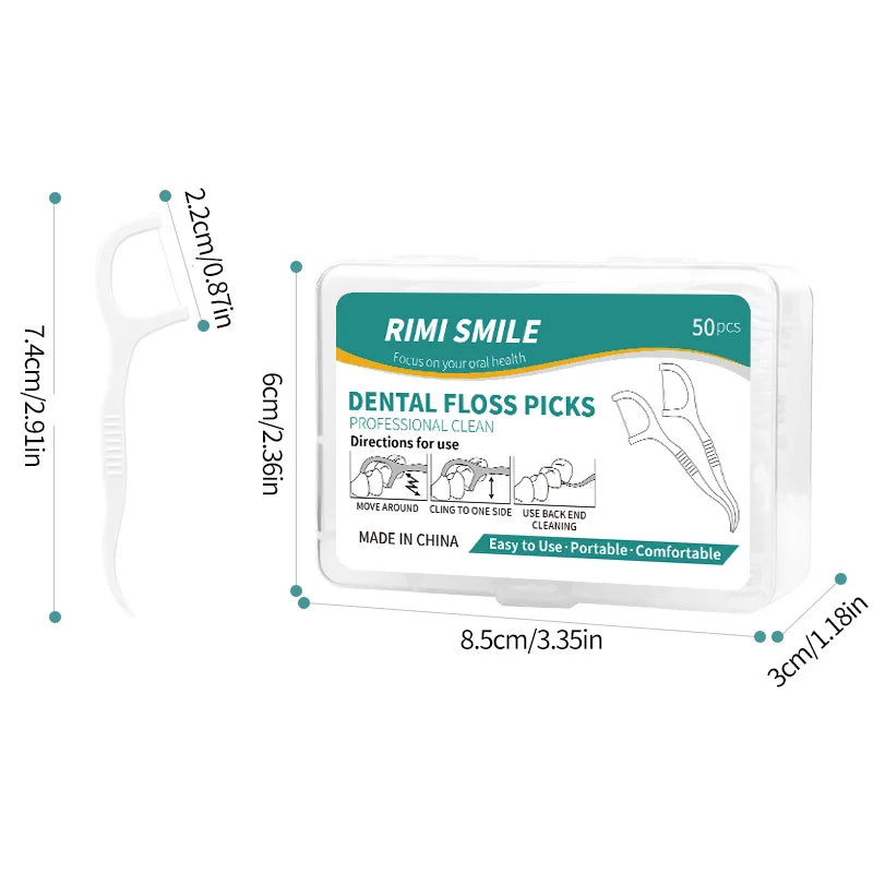 Easy-Use Dental Floss Sticks